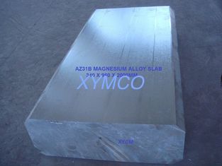 China AZ91C Semi-continuous Cast Magnesium rare-earth alloy slab plate homogenized hot rolled magnesium alloy slab Cut-to-size supplier