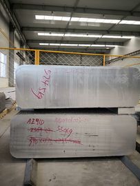 Magnesium slab AZ31B AZ61 AZ80 AZ91 AM50 AM60 Semi-Continuous Cast Slab 330x1100x3000mm Surface machined supplier